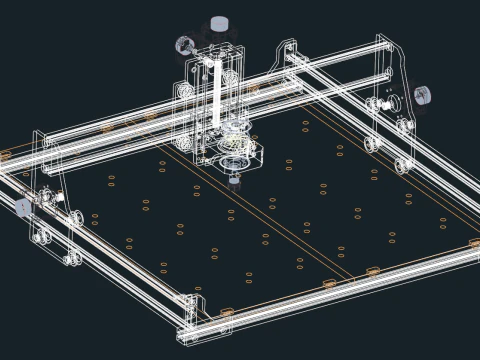 CNC Router FoxAlien Masuter Pro 3D Model