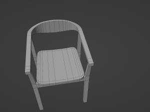 Kitchen Dinner Table Set Model 3D