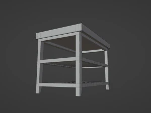 K&uuml;cheninsel-Set 3D Modell