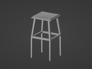Kitchen Island Set Model 3D