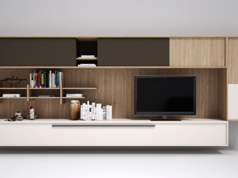 Equipped Wall - Vray6 - C4D 3D Model
