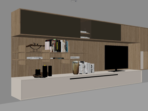 Equipped Wall - Corona - C4D 3Dモデル