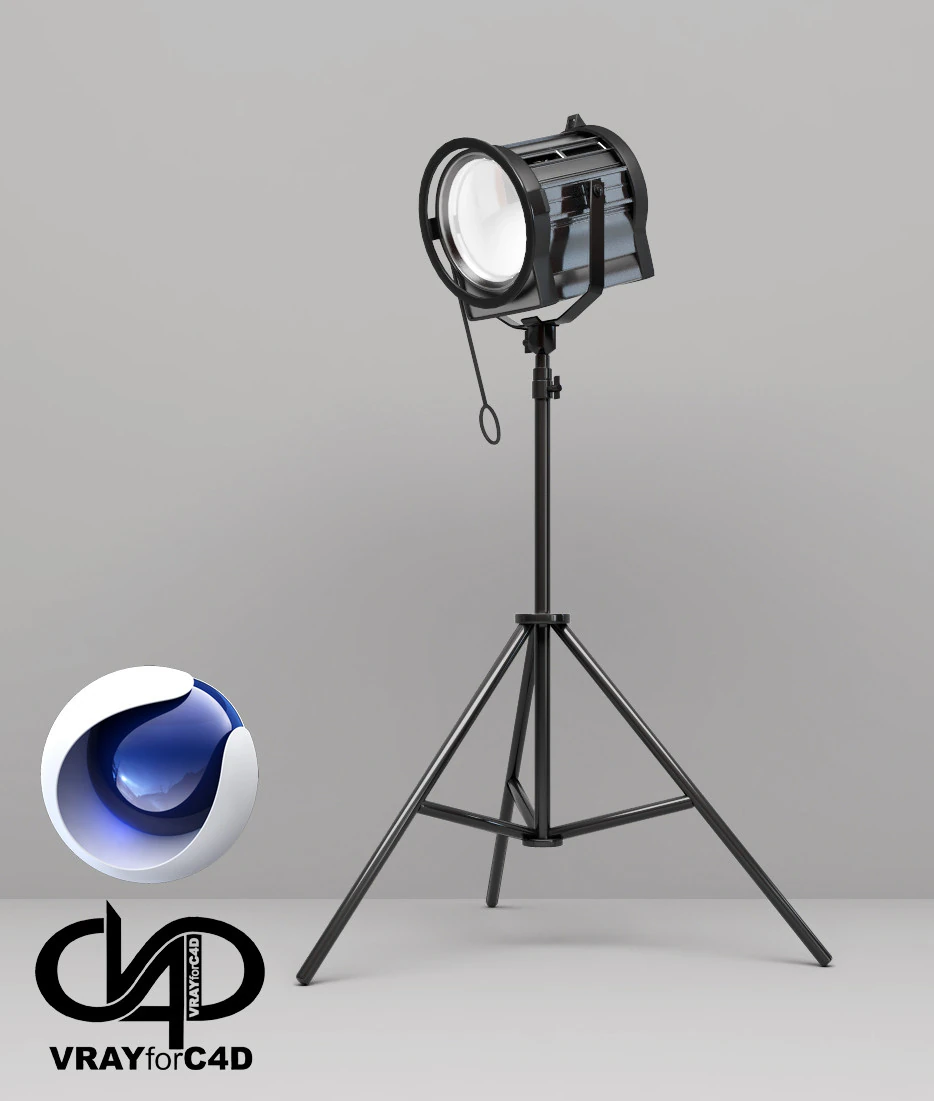 Reflector - Vray6 - C4D 3D Model .c4d .max .obj .3ds .fbx .stl .blend 