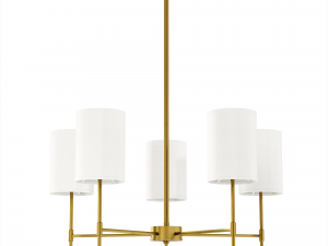 Trade Winds Lighting Trade Winds Leslie 5-Light Chandelier Modèle 3D
