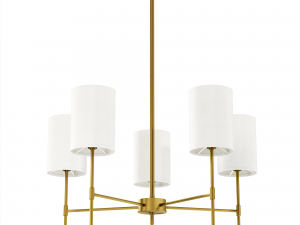 Trade Winds Lighting Trade Winds Leslie 5-Light Chandelier 3D Model