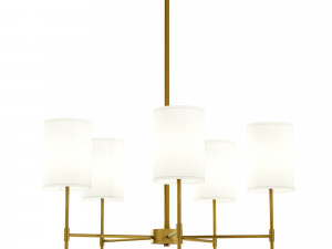 Trade Winds Lighting Trade Winds Leslie 5-Light Chandelier 3D Model