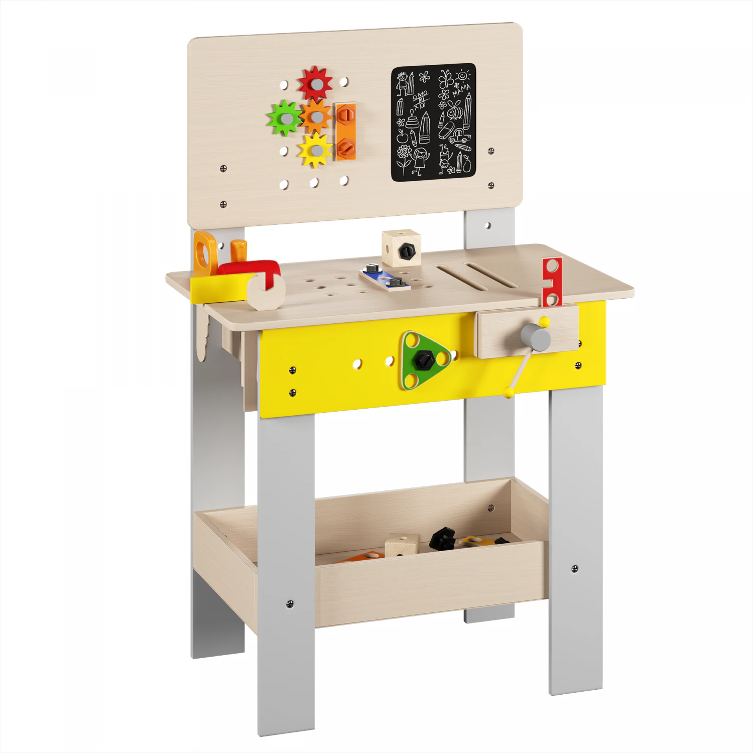 Hildrens workbench 3D Model .c4d .max .obj .3ds .fbx .stl .blend 