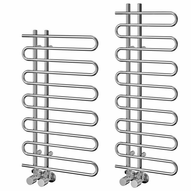 Vogue Concertina heated towel rail 3D-Modell .c4d .max .obj .3ds .fbx .stl .blend 