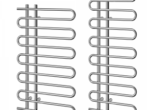 Vogue Concertina heated towel rail Modèle 3D