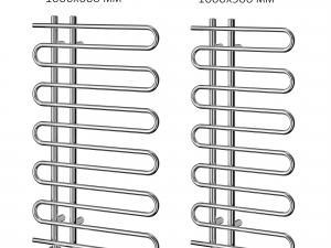 Vogue Concertina heated towel rail 3D-Modell