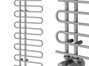 Vogue Concertina heated towel rail 3D-Modell
