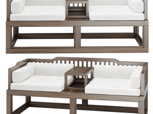 Gabrielle DYNASTY Daybed Sofa Bed Modèle 3D