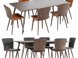 Стул Aurora Table Boulder 3D Модель