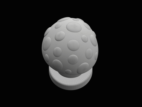 Mushroom Amanita Fantasy Cartoon Kawaii 3D Model