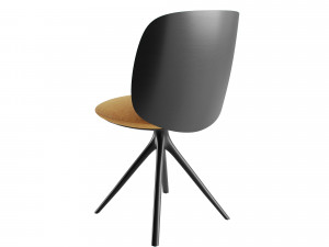 MDF Italia Universal Collection wood chair 3D Model