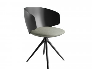 MDF Italia Universal Collection wood armchair 3D Model