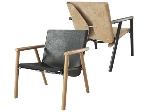Armchair1085LoungeKristalia Model 3D