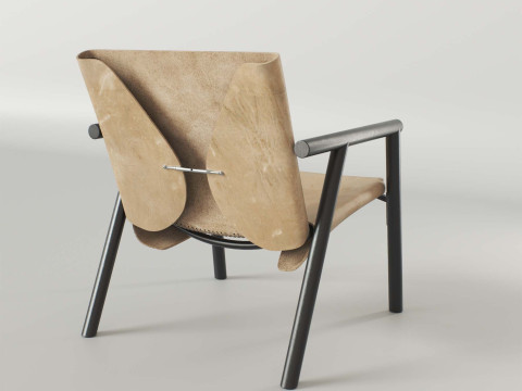Armchair1085LoungeKristalia 3D 모델