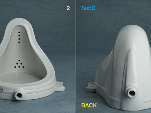 RMutt 1917 Fountain di Marcel Duchamp 3D-Druckmodell