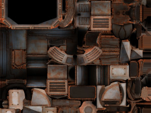 Mech Neck Walker 3D Model