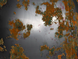 Rusty metal under water CG Textures