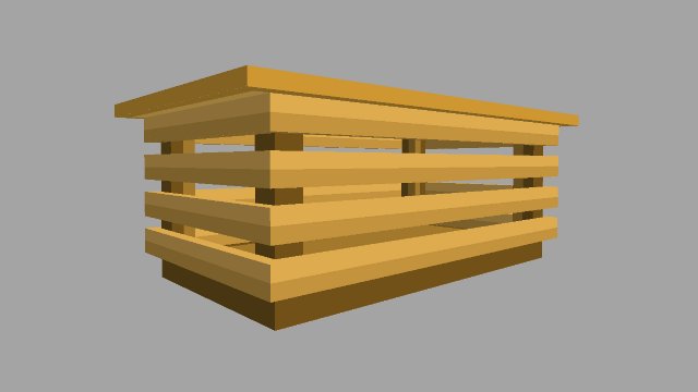Voxel feeder Model 3D .c4d .max .obj .3ds .fbx .stl .blend 
