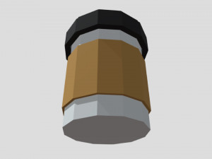 Low-poly coffee 3Dモデル