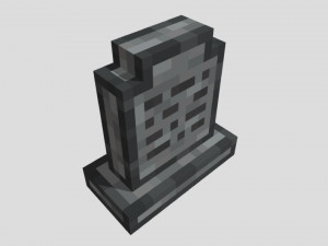 Tombstone low-poly 3Dモデル