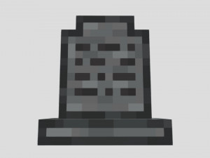 Tombstone low-poly 3Dモデル