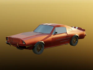 Muscle car 3D Model