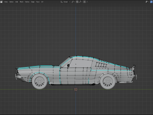 Muscle car 3D Model