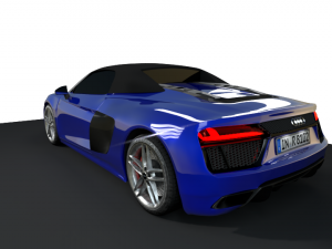 Audi R8 Spyder Modelo 3D