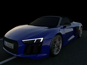 Audi R8 Spyder 3D Model
