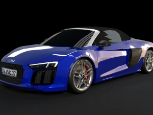 Audi R8 Spyder 3D Model