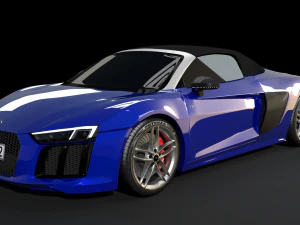 Audi R8 Spyder 3D Model