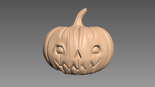 Pumpkin Halloween 3D Print Model .c4d .max .obj .3ds .fbx .stl .blend 