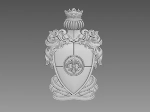 Герб Барельеф 3D Модель
