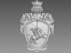 Герб Эмблема 3D Модель