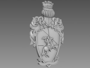 Coat of Arms Emblem 3D-Modell