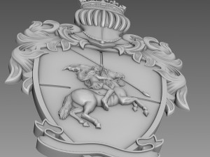 Coat of Arms Emblem 3D-Modell