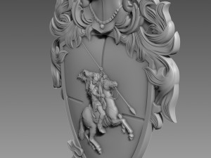 Coat of Arms Emblem 3D-Modell
