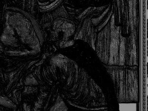 Jesus Birth Bas-Relief 3D Model
