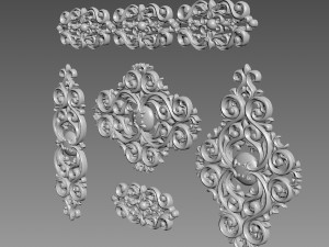 Decors for furniture Modèle 3D