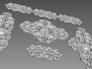 Decors for furniture Modèle 3D