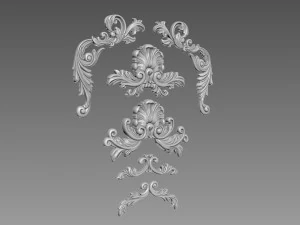 Decorative elements 3D Model