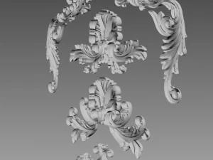 Decorative elements 3D Model