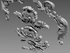 Decorative elements 3D Model