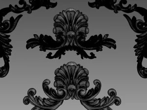 Decorative elements 3D Model