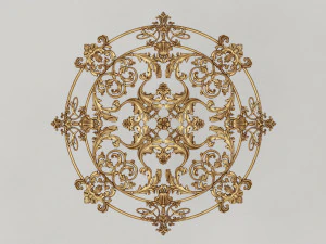 Decorative Rosette 3D Model