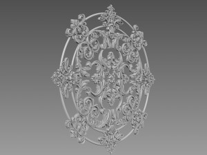 Decorative Rosette Modello 3D